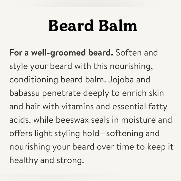 $14❤️‍🔥 LAST 1! Badger Balm Organic Beard Balm 🧔‍♂️ NEW IN BOX Natural Men’s - Picture 5 of 5